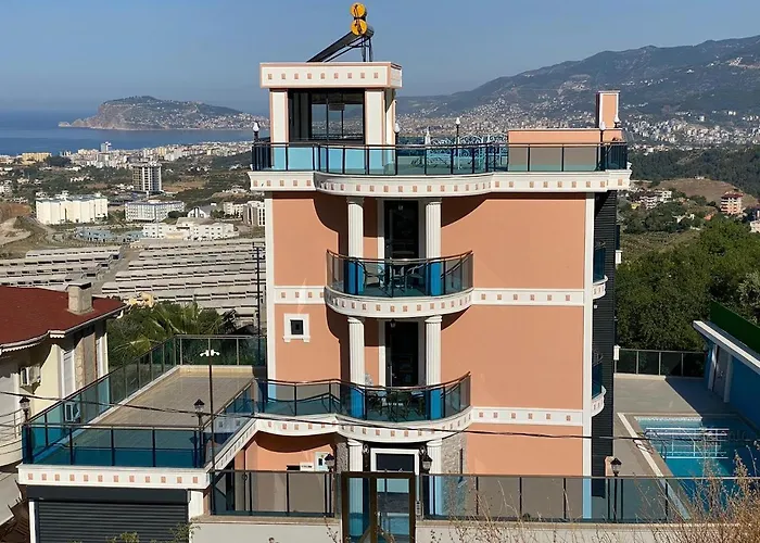 فيلة - Luxux - Rooftop - Terrasse - Whirlpool - Pool ألانيا